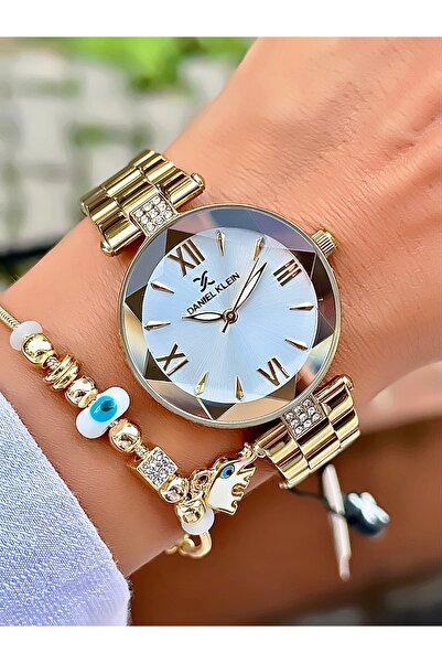 Daniel Klein Cut Glass 3 Atm Water Resistant Steel Band Suitable for Daily Use Women's Wristwatch