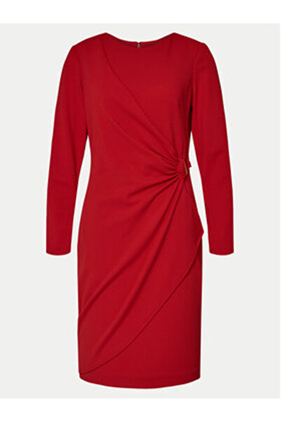Dkny Women's Cocktail Dress DD4H1242 Red