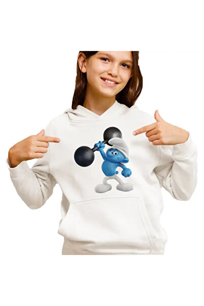 OEM Hanorac Copii Fete Strumf Sportivul