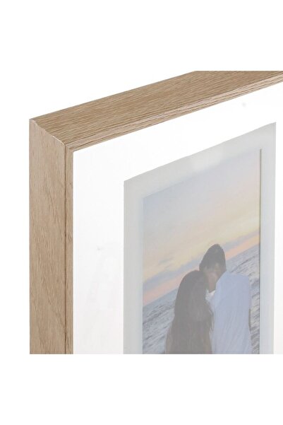 SHOPIENS Photo Frame 3 Pictures, Shopiens, wood, 50x25x3cm, natural/white