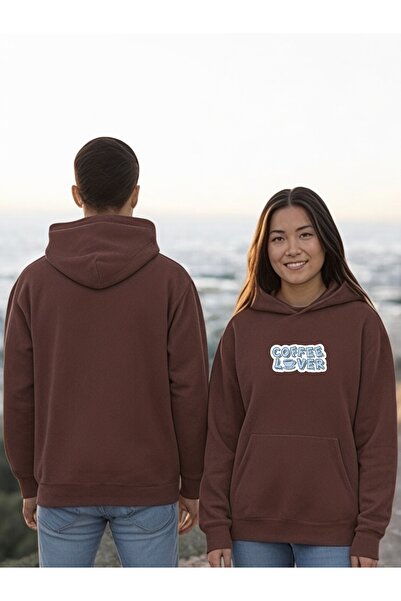 ArtYus Φούτερ Coffee Lover Colorful με τύπωμα με κουκούλα