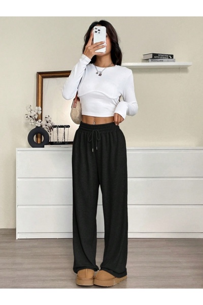BERYY MODA Black Women's Baggy Oversized Plus Size Sportswear Quality Loose F...