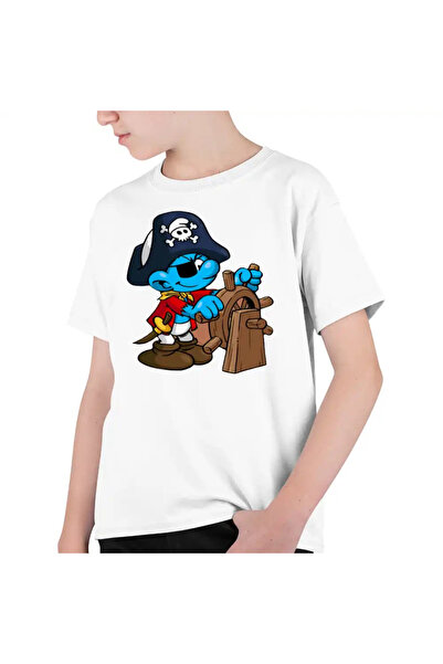 OEM Tricou Copii Baieti Strumfii Piratul