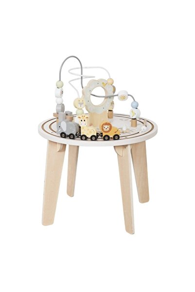 DacEnergy Masa de activitati din lemn , tren magnetic cu masini in forma de a...