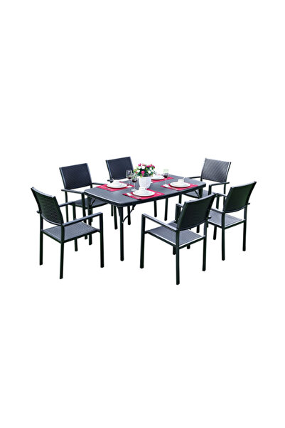 Living Accents 7-Piece Durable Long Lasting High Quality Outdoor Dining Set