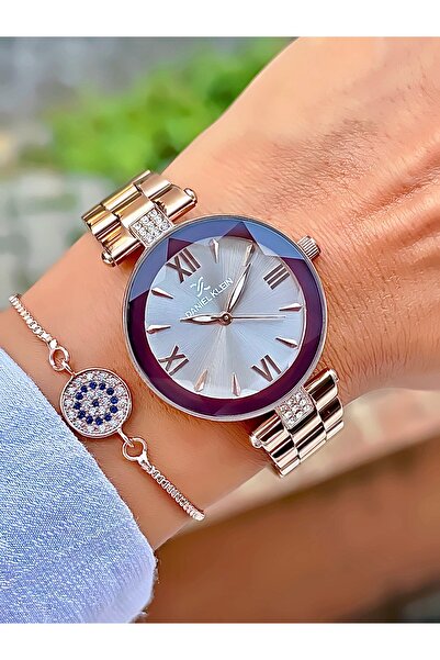 Daniel Klein Cut Glass 3 Atm Water Resistant Steel Band Suitable for Daily Use Women's Wristwatch