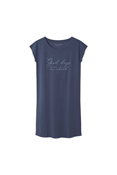 Henderson Cămașă de noapte pentru femei, cu mânecă scurtă, 100% bumbac, confo...