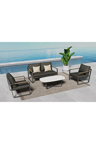 Higold Piana 4-Piece 4-Seater Outdoor Aluminium Seating Set