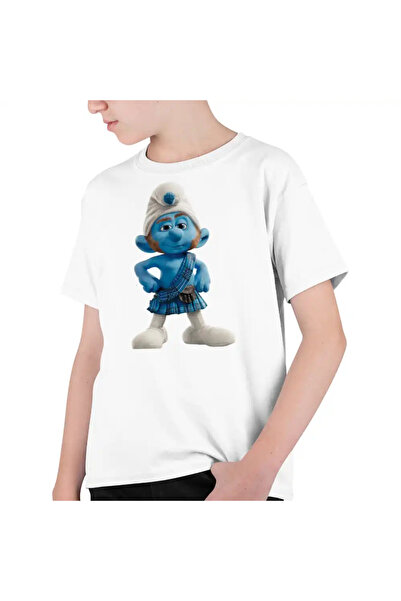 OEM Tricou Copii Baieti Strumfii Scotianul Roscatul