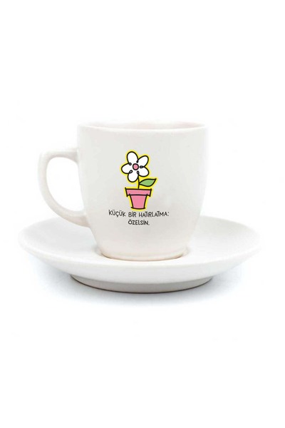 PALTO TASARIM تذكار صغير: أنت فريد من نوعك. فنجان قهوة تركي كريمي - هدية عيد الأب فنجان قهوة تركي