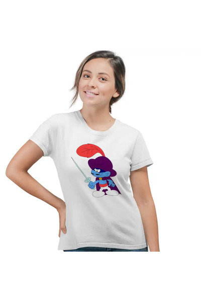 OEM Tricou Femei Strumfii Zorro Spadasin Spaniol