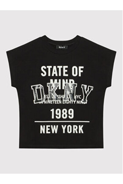 Dkny Tricou pentru fete D35S01 Negru