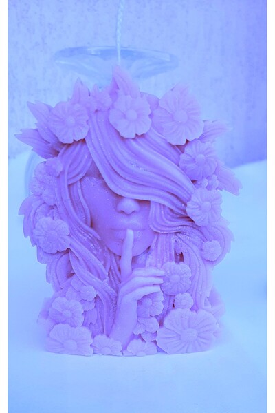 ArtINA esmaraldchic Goddess of Nature scented candle, luxury gifts, handmade from soy wax