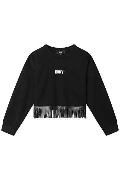 Dkny Girl Sweatshirt D35S93 Black