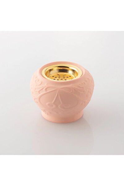 ORIAN Orange decorative ceramic incense burner