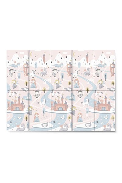 NUKIDO Covoras pliabil din spuma , 2 fete, usor de curatat, pliabil, antiderapant, gros, 200 x 150 x 1 c...