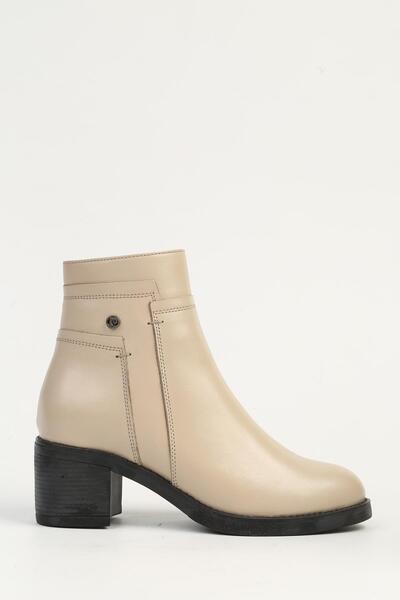 Pierre Cardin Cizme crem cu fermoar