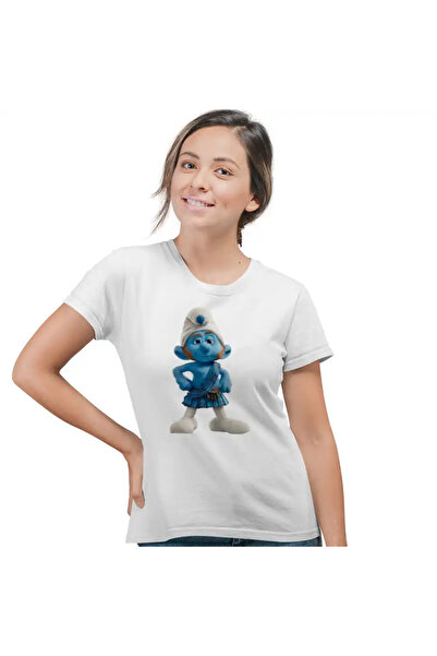 OEM Tricou Femei Strumfii Scotianul Roscatul