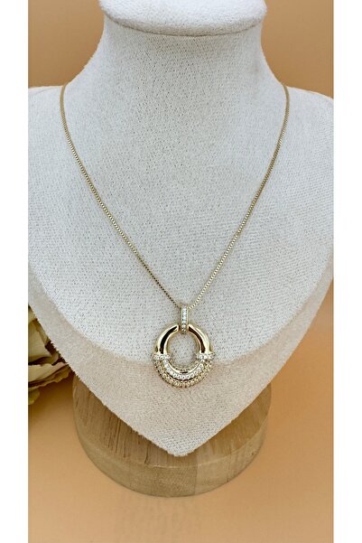 XUPING JEWELRY Zirkon Taşlı Tasarım Uçlu Kolye