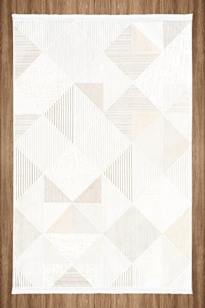 Aden Serni Kadife Dokuma Halı |Kaymaz Tabanlı Makinede Yıkanabilir Halı |Mode...