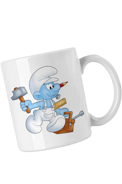 OEM Smurfs Carpenter Craftsman Carpenter Mug