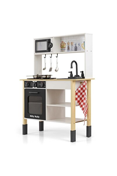 Milly Baby Astrid Black Wooden Kitchen – Milly Mally, 3 years+