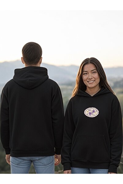 ArtYus Fluturi colorate cu imprimeu cu glugă Swea tricou