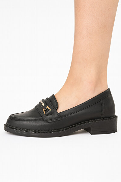 ayhnshoes Жіночі лофери з золотими пряжками, щодня, зі шкіряним виглядом
