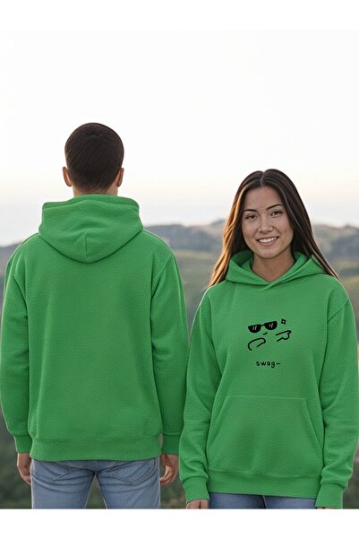 ArtYus Cool Colorful cu imprimeu cu glugă Swea tricou