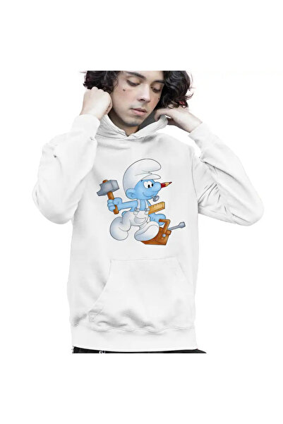 OEM Hanorac Copii Baieti Strumfii Tamplar Meserias Dulgher