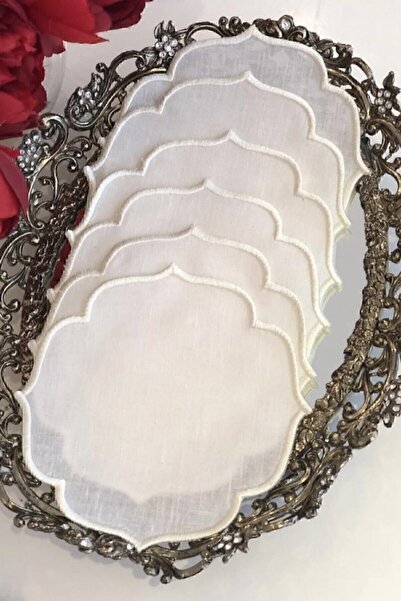 zaTen Pazar 6 قطع من مناديل تقديم القهوة الكوكتيل