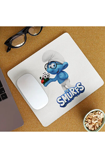 OEM Mousepad Smurf with glasses The clever one