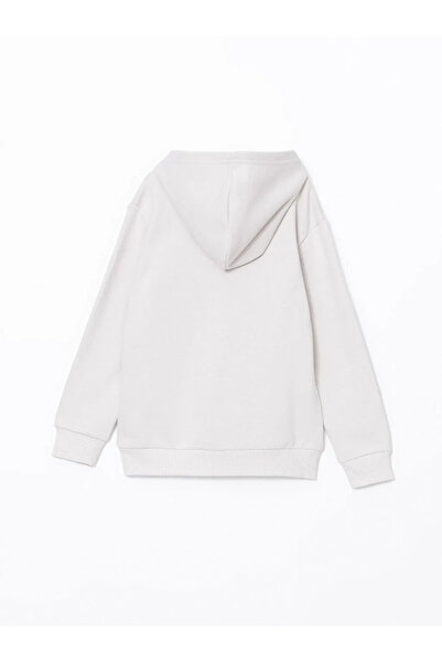 LC Waikiki Lcw Kids Gray Sonic Printed Boy's Thick Sweatshirt