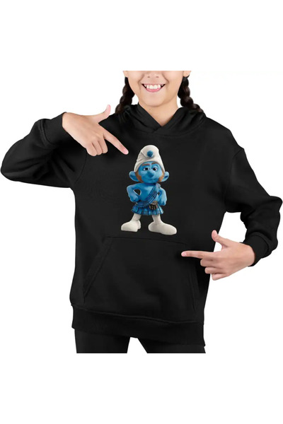 OEM Hanorac Copii Fete Strumfii Scotianul Roscatul