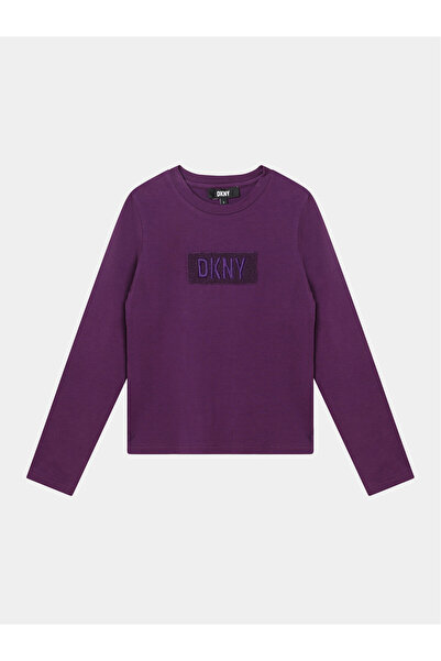 Dkny Girl Blouse D35T25 D Purple