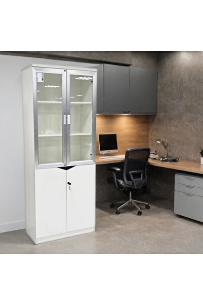 Tasamem Dafia دولاب مكتبي 2 درفة ابيض