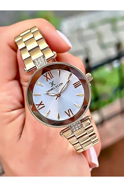 Daniel Klein Cut Glass 3 Atm Water Resistant Steel Band Suitable for Daily Use Women's Wristwatch