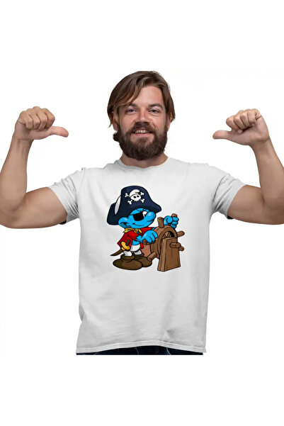 OEM Tricou Barbati Strumfii Piratul