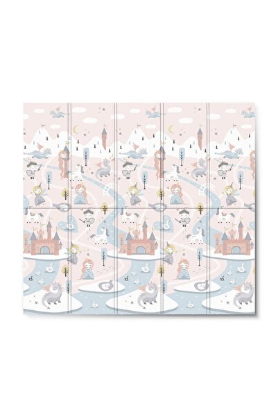 NUKIDO Covoras pliabil din spuma , 2 fete, usor de curatat, pliabil, antidera...