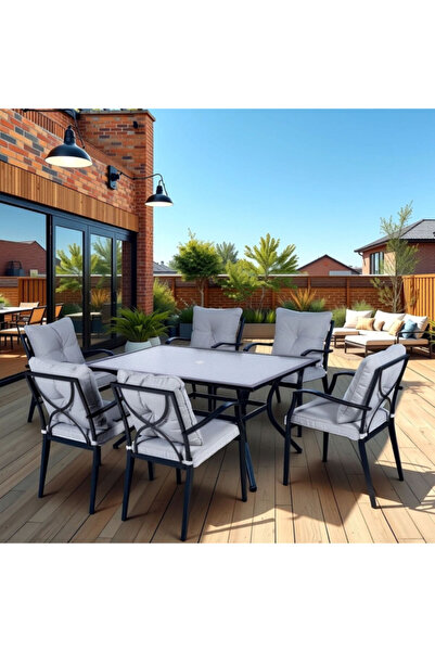 Living Accents 7-Piece Outdoor Dining Set with Cushion