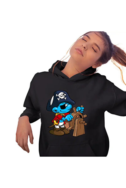 OEM Hanorac Femei Strumfii Piratul