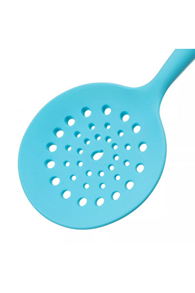 Tasty 678204 Skimmer, Soft Handle, 25 cm, Silicone, Blue