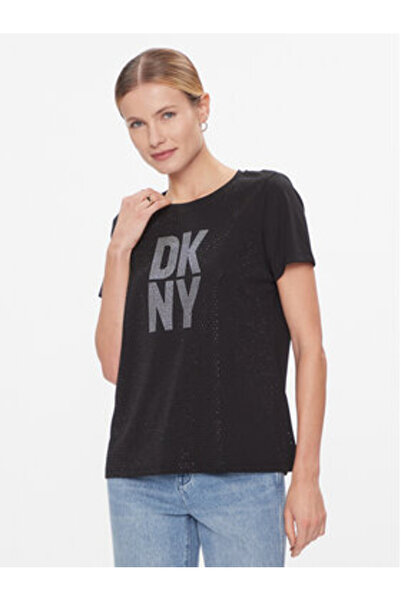 Dkny Women's T-Shirt P3JHXDNA Black