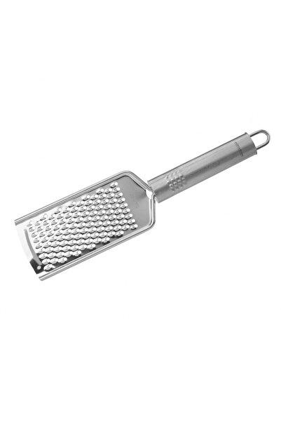 FACKELMANN 40440 Grater, 24 cm, Oval handle, Stainless steel, Hanging hook, Silver
