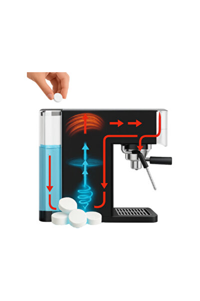 Coffytab Kahve Makinesi Temizleme Tableti 10 Adet (20 gr.)