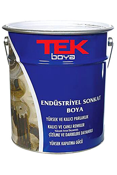 TEK BOYA Süper endüstriyel son kat boya