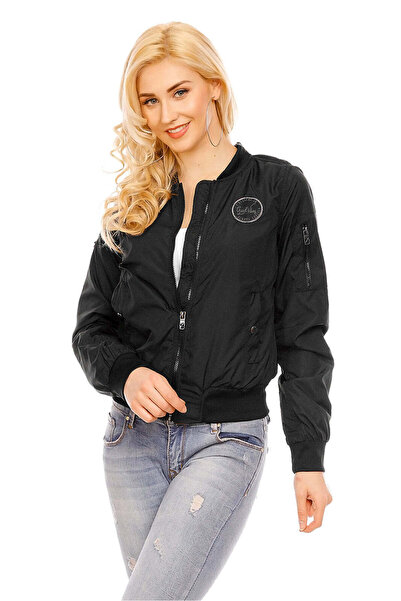 WildFashion Jacheta casual accesorizata cu buzunare pe maneci U608-1