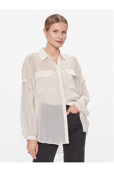 Dkny Women's Shirt P3KMGV44 Beige