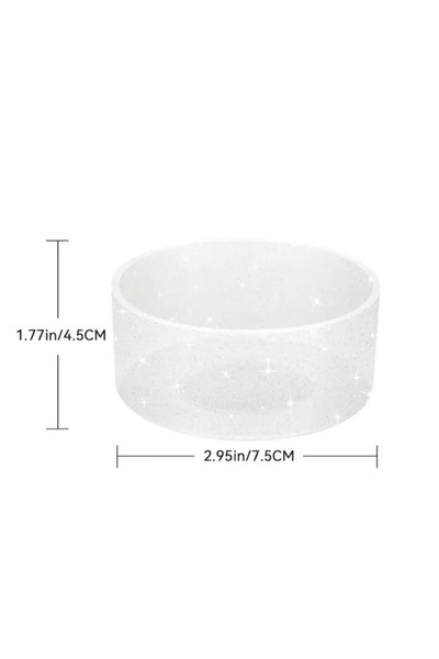 FESECRAFT White Silvery Silicone Sleeve Non-Slip 30/40 oz