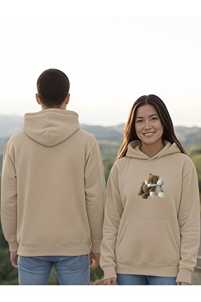 ArtYus سترة بقلنسوة مطبوعة بألوان دببة اللعب